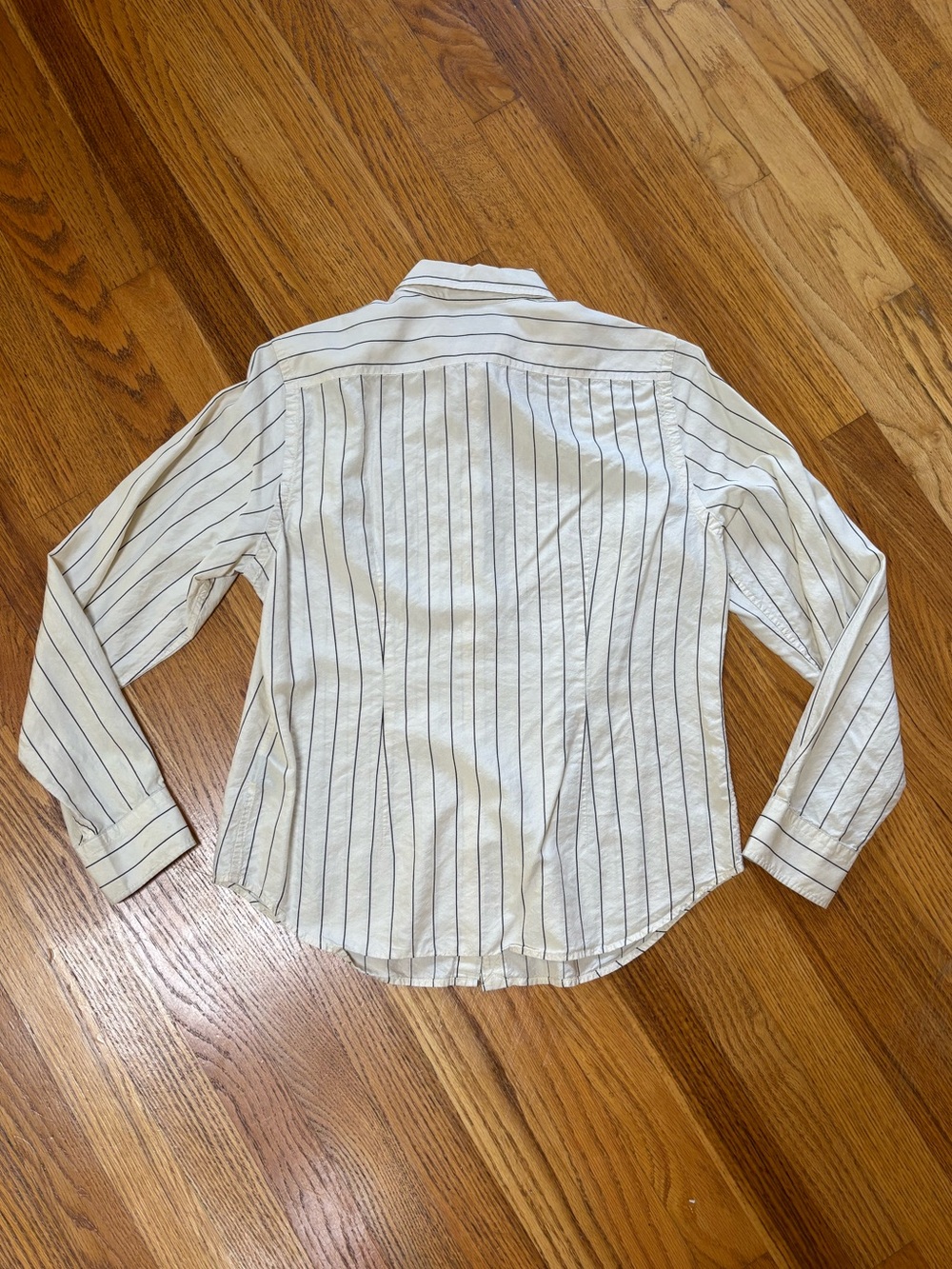 Vintage Y2K Lauren Ralph Lauren 100% silk button up Oxford blouse size 6 EUC - Picture 2 of 6